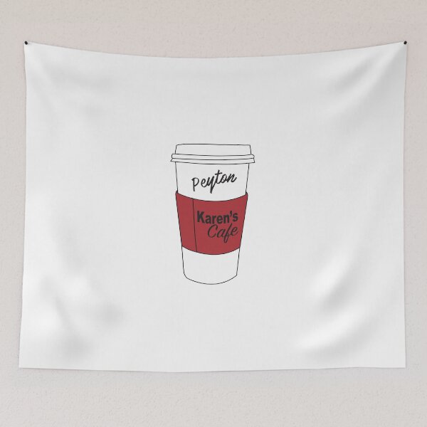 Item preview, Karen's Cafe Peyton Coffee designed and sold by LisaDylanArt.