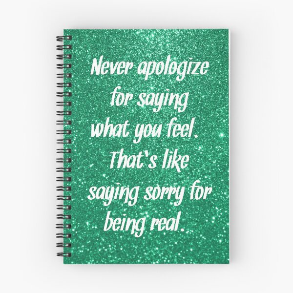 Item preview, Never Apologize  designed and sold by bifurious babe.