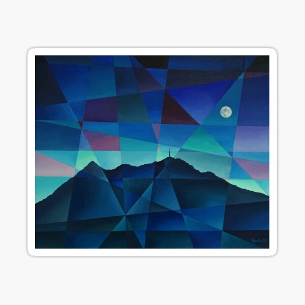 Item preview, Grünten at Night designed and sold by artecke.