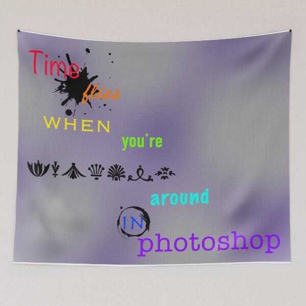 Item preview, Time Flies in Photoshop designed and sold by Katie Roberts.