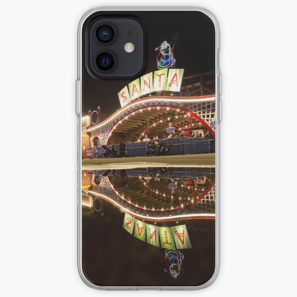 Santa Reflection at Kennywood iPhone Soft Case