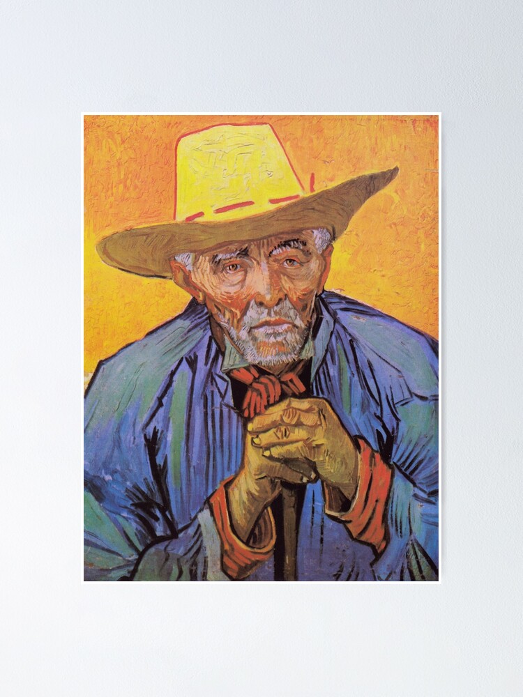 Vincent Van Gogh Portrait of Patience Escalier Vintage Print