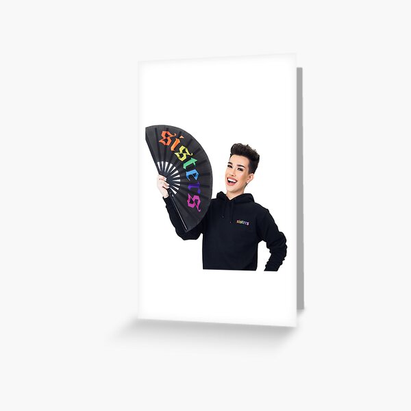 James Charles Rainbow Sisters Merch Greeting Card