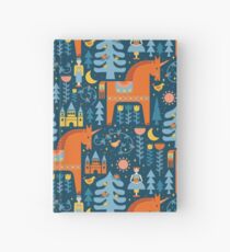 Fairy Tale in Blue + Orange Hardcover Journal