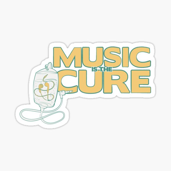 Music is the Cure Sticker