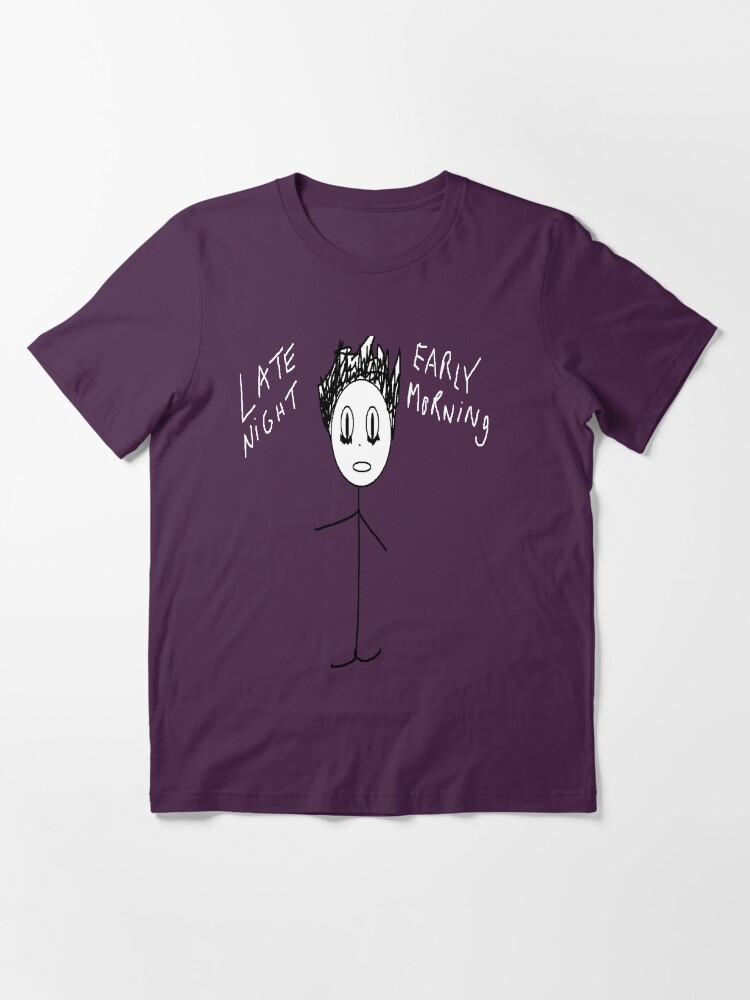 Alternate view of Late Night Early Morning Essential T-Shirt