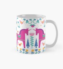 Märchen in Magenta + Türkis Tasse (Standard)