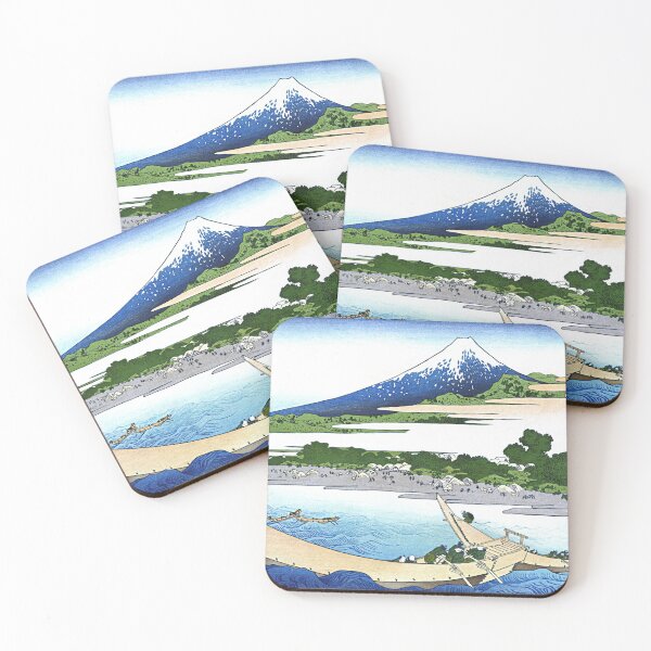 Item preview, Simplified View of Tago Beach at Ejiri, Tokaido by Katsushika Hokusai designed and sold by Takeda-art.