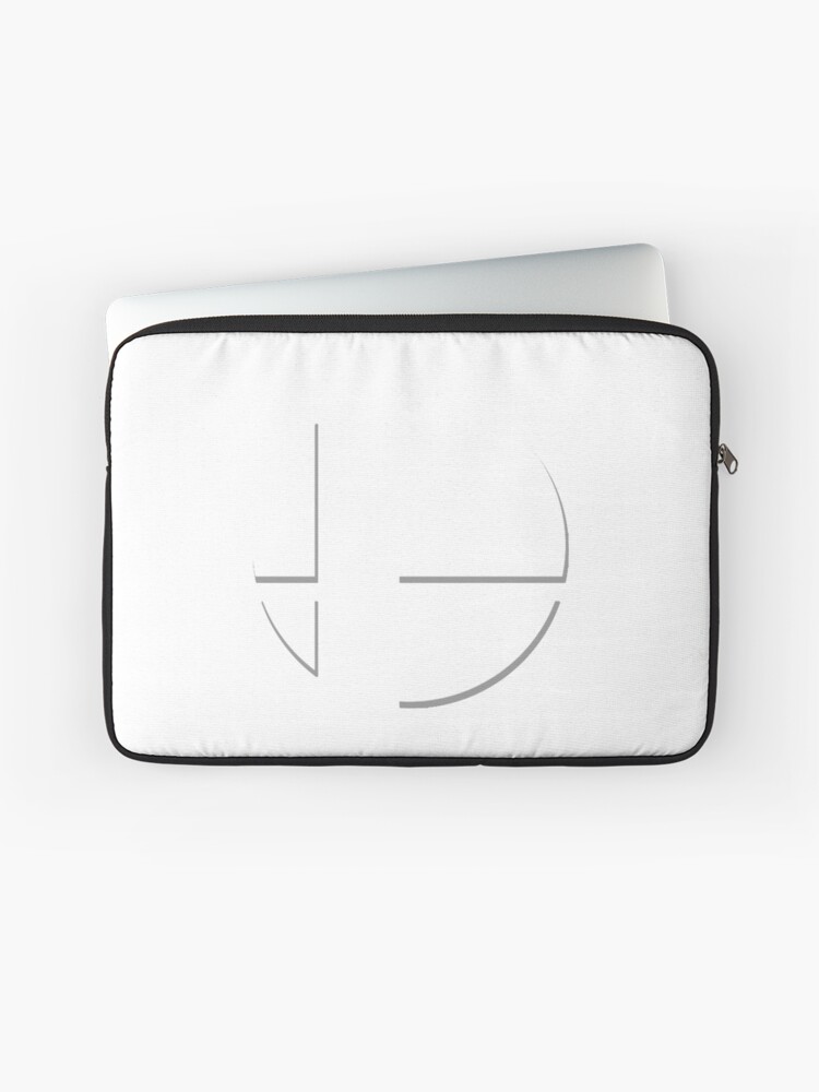 super smash bros smash ball super smash bros ultimate logo laptop sleeve by thatfattgamer redbubble