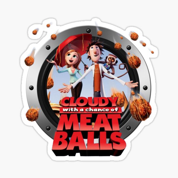 Item preview, Cloudy with a Meatballs designed and sold by Robina Barba.