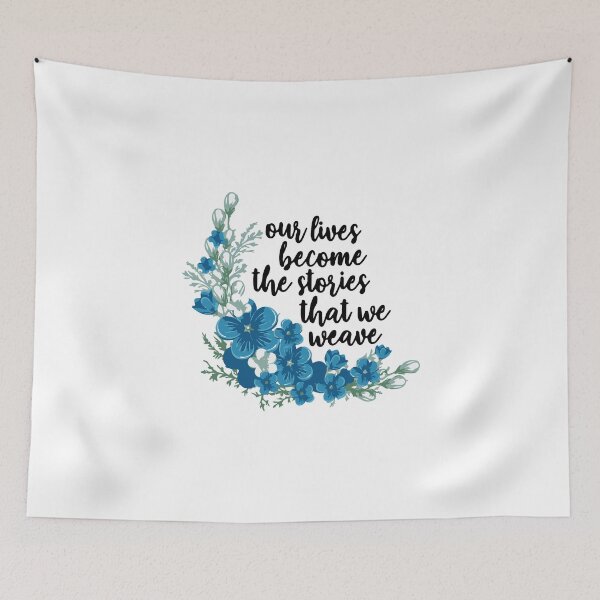 Item preview, our lives become the stories that we weave - once on this island designed and sold by kendall whitmire.