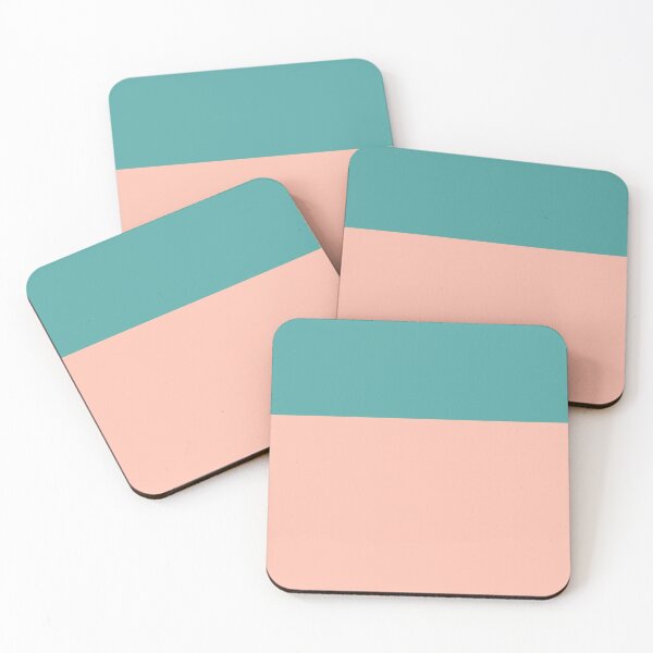 Item preview, Color Block: Cyan and Blush  designed and sold by kierkegaard.