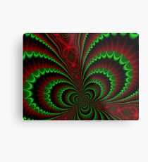 Christmas Brocade Metal Print