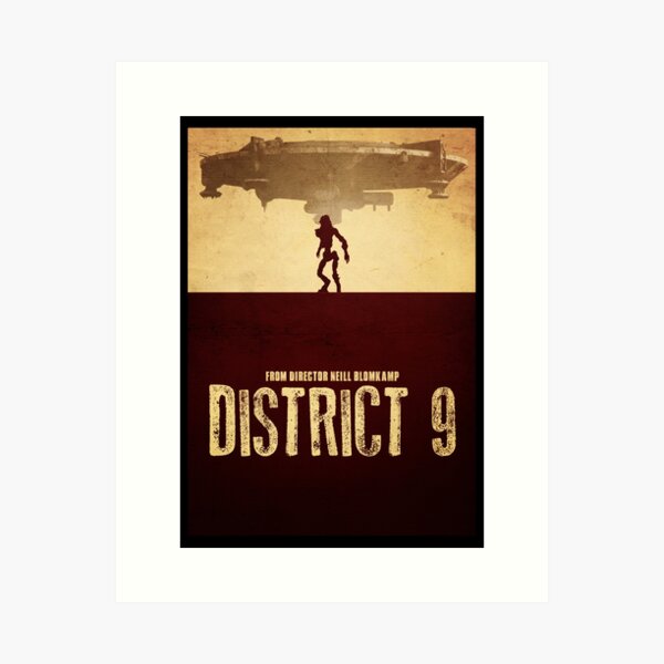 Item preview, DISTRICT 9 - Minimal Silhouette Design designed and sold by doughballdesign.