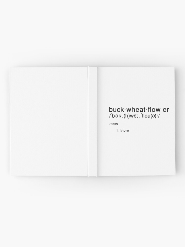 "Goblin Buckwheat flower" Hardcover Journal by scribblebubble Redbubble