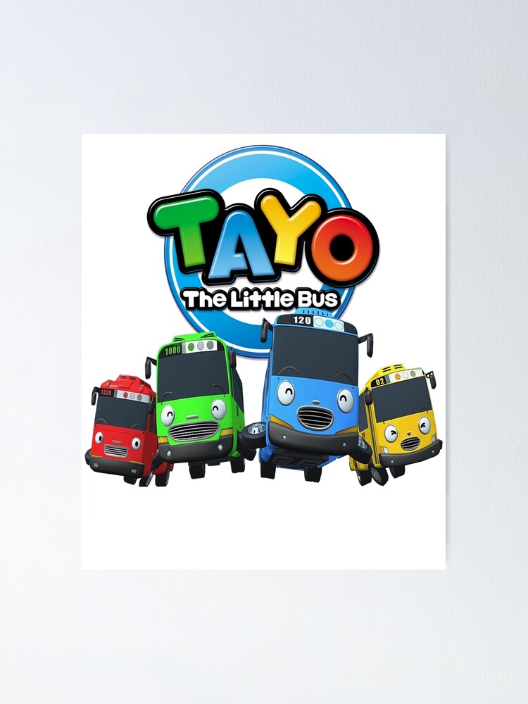  Tayo and Friends  Poster by dannrySaputra Redbubble