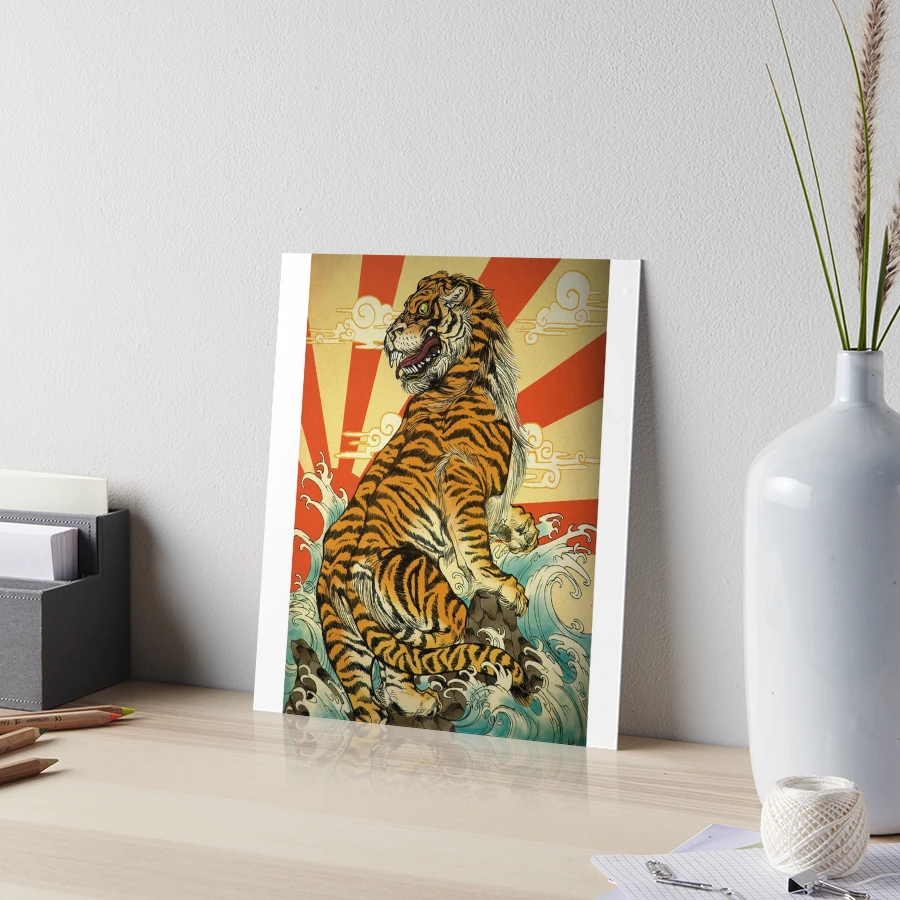 Traditional Japanese Art Tiger Traditional Japanese Art Tiger