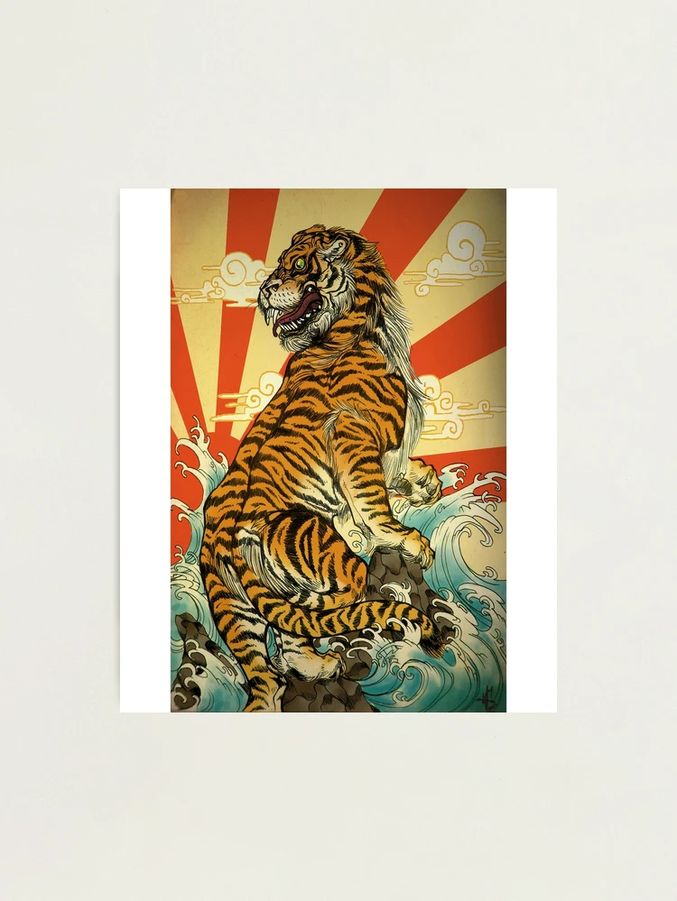 Japanese Vintage Art: Bengal outlet tiger «replica»【虎】ITTO OKADA Collection R0040