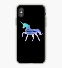 Sei ein Einhorn in einem Feld von Pferden iPhone-Hülle & Cover