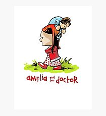 Amelia and the Doctor Photographic Print