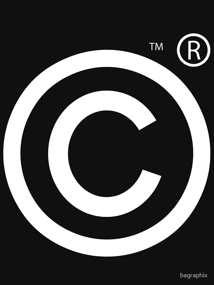 "Copyright Symbol" T-shirt by bagraphix | Redbubble