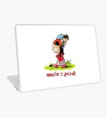 Amelia and the Doctor Laptop Skin