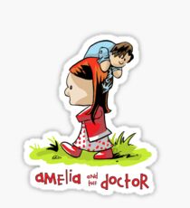 Amelia and the Doctor Sticker