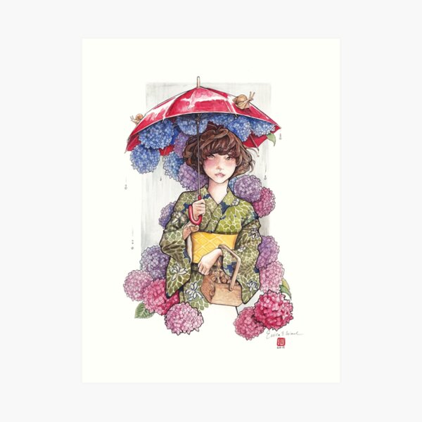 Hydrangea Art Print