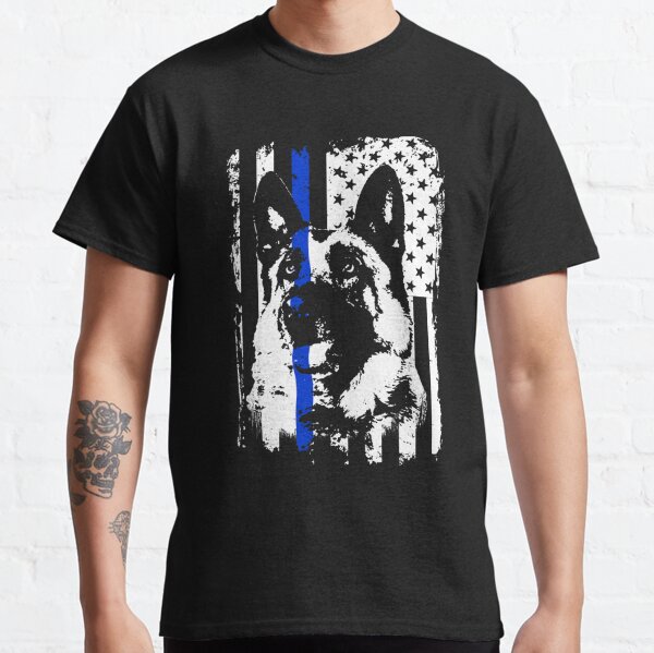 thin blue line k9 shirt