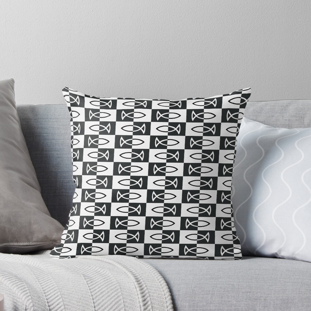 Item preview, Throw Pillow designed and sold by kafeonbubble.