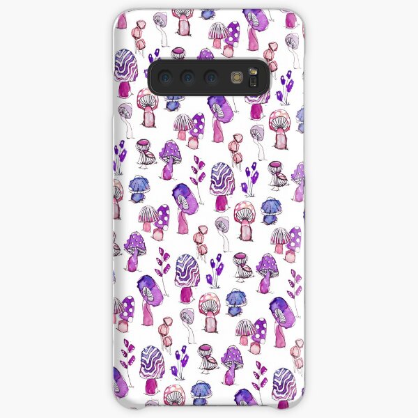 Purple Mushroom Garden Pattern Samsung Galaxy Snap Case