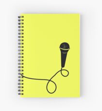 microphone Spiral Notebook
