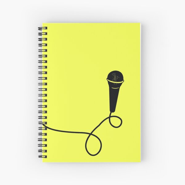 microphone Spiral Notebook