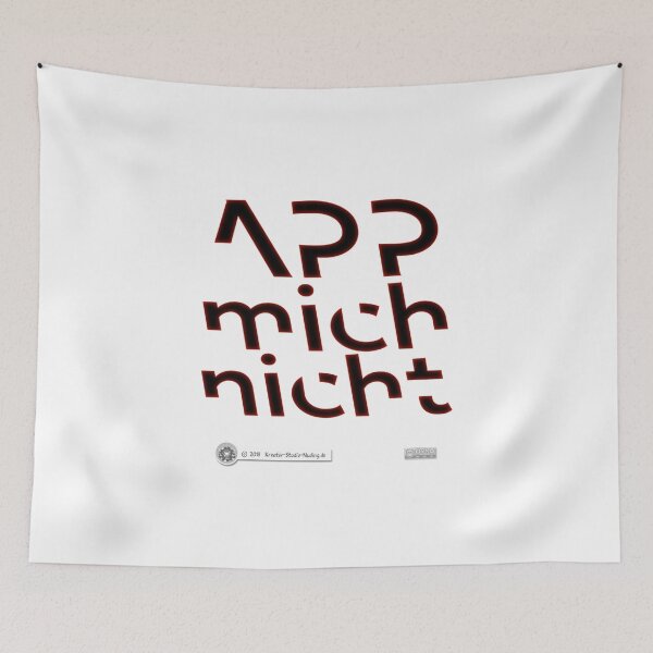 Item preview, Do not app me [red border] designed and sold by KSN-Berlin.