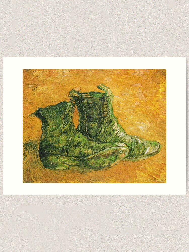 Vintage Vincent Van Gogh A Pair of Shoes 1887