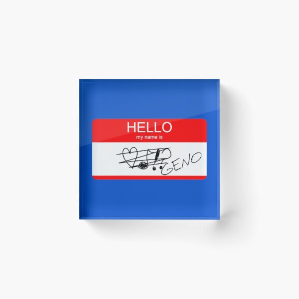 Item preview, Hello, my name is Geno designed and sold by Good Merch.