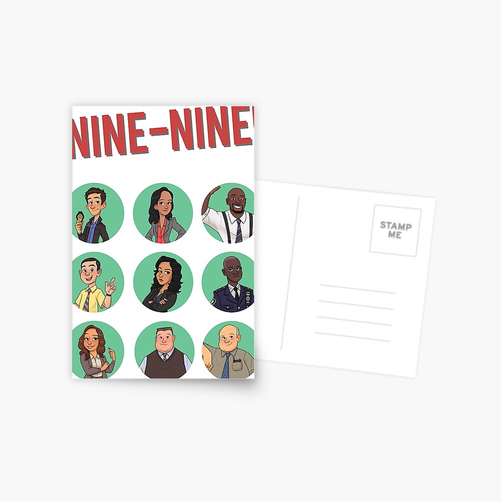 "Brooklyn Nine Nine" Postcard for Sale by NineNineBubble Redbubble