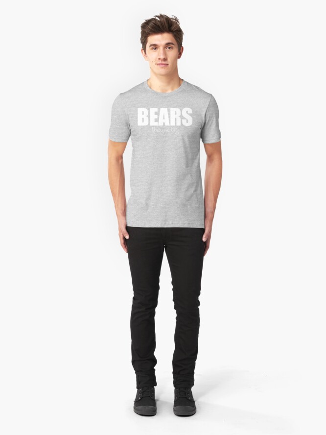 Alternate view of BEARS - they're big Slim Fit T-Shirt