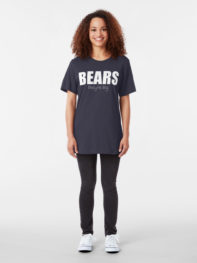 Alternate view of BEARS - they're big Slim Fit T-Shirt