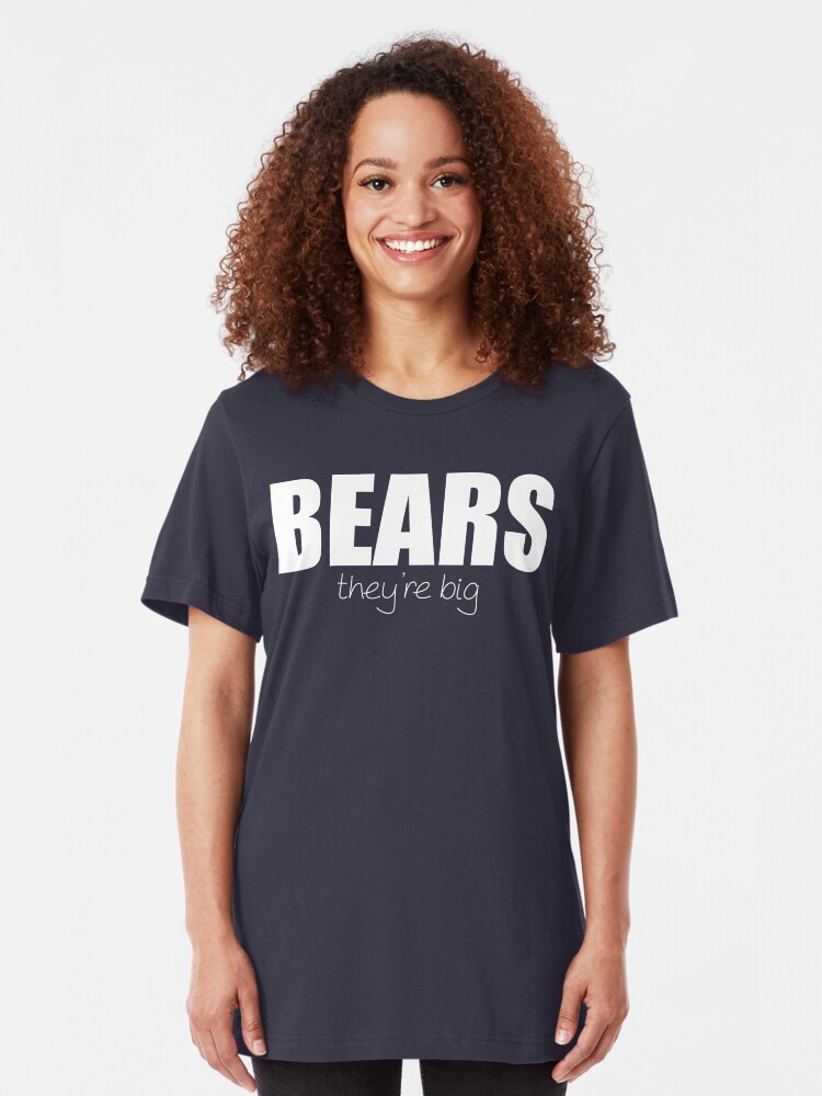 Alternate view of BEARS - they're big Slim Fit T-Shirt