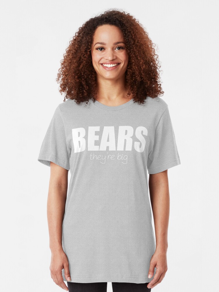 Alternate view of BEARS - they're big Slim Fit T-Shirt