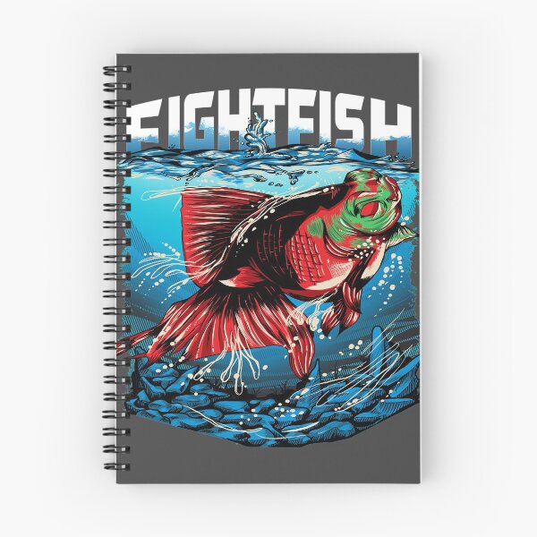 Item preview, Red koki fish as fightfish designed and sold by leen12 Art Designs Prints.