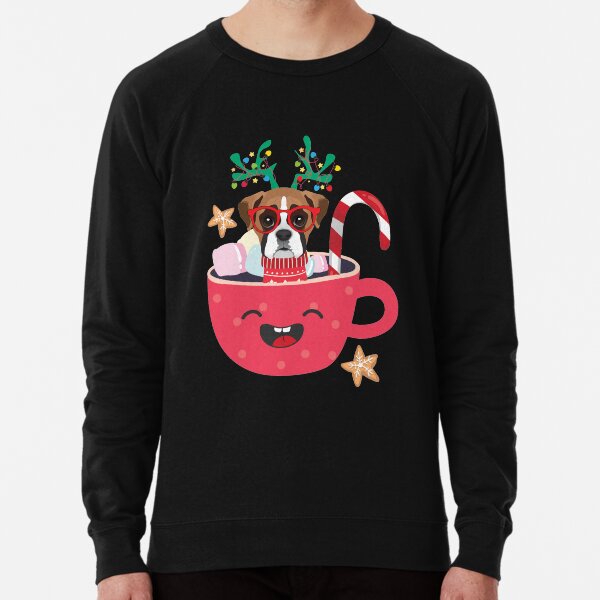 Boxer Dog In Teacup Xmas Holiday Gift