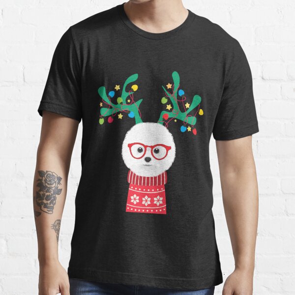 bichon frise christmas t shirt