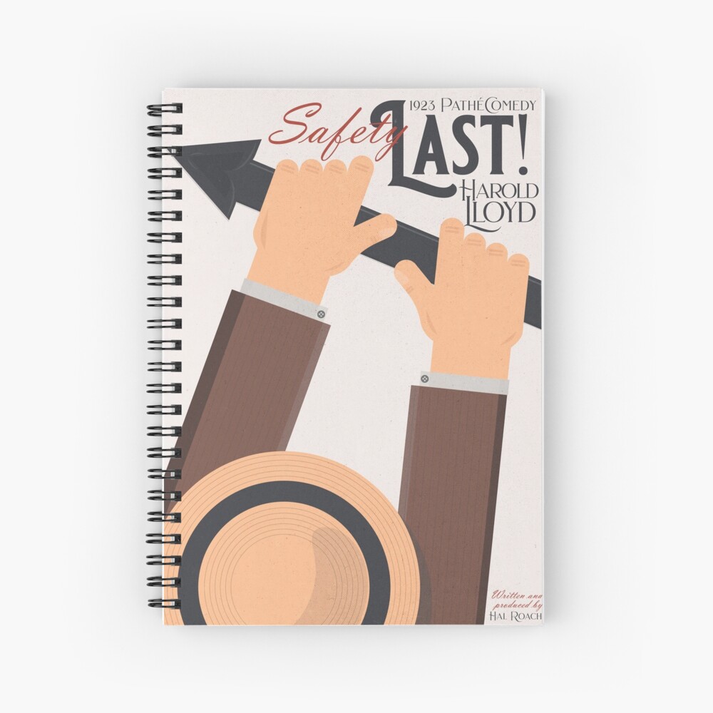 "Safety Last!, Harold Lloyd movie poster, Hal Roach, 1923 silent film