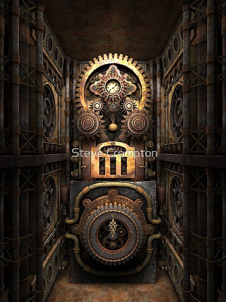Infernal Steampunk Vintage Machine #4 phone cases by SC001