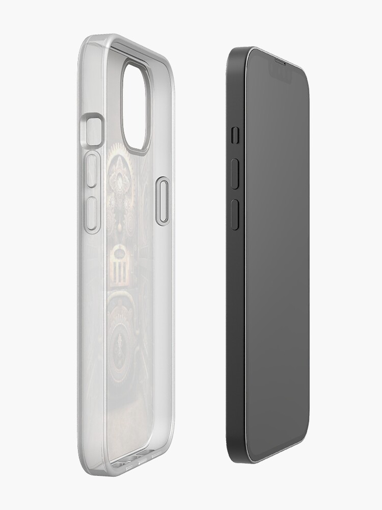 Alternate view of Infernal Steampunk Vintage Machine #4 phone cases iPhone Case