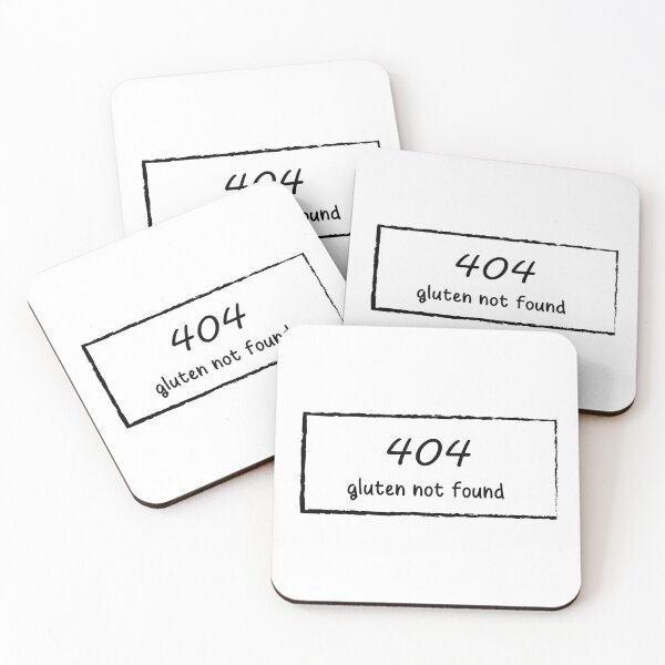 Item preview, 404 Gluten not found designed and sold by TheSpecialDiet.