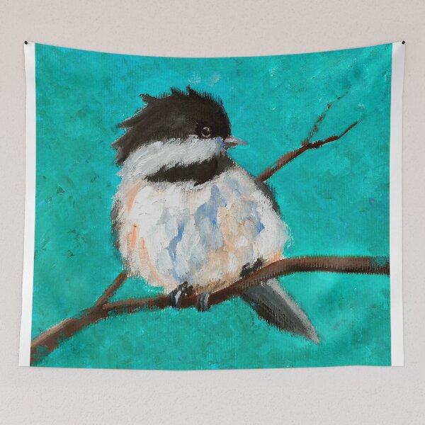 Item preview, Little bird (oil painting) designed and sold by DanaSchmidt.