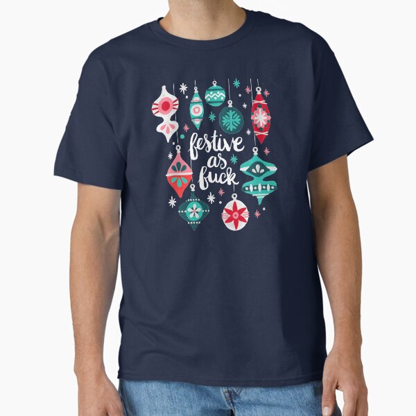 Item preview, Festive As Fuck – Navy Palette designed and sold by Cat Coquillette.